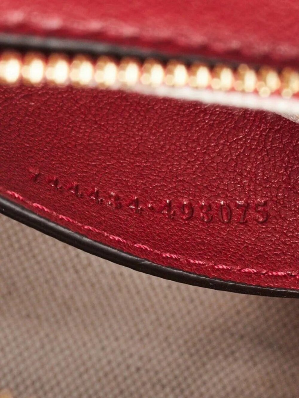 Gucci Red Leather Small Top Handle Blondie Bag - Picture 10 of 10